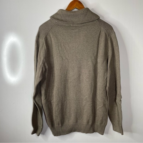 J. Crew 100% Cotton Tan Sweater Size Medium - Picture 2 of 4